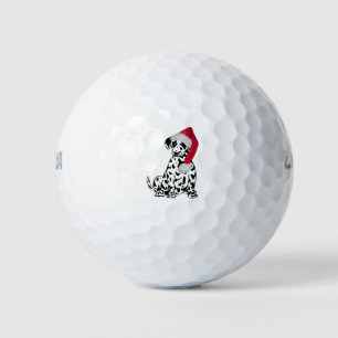 Weihnachts-Dalmatiner Golfball