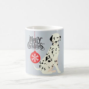 Weihnachts-Dalmatiner Kaffeetasse