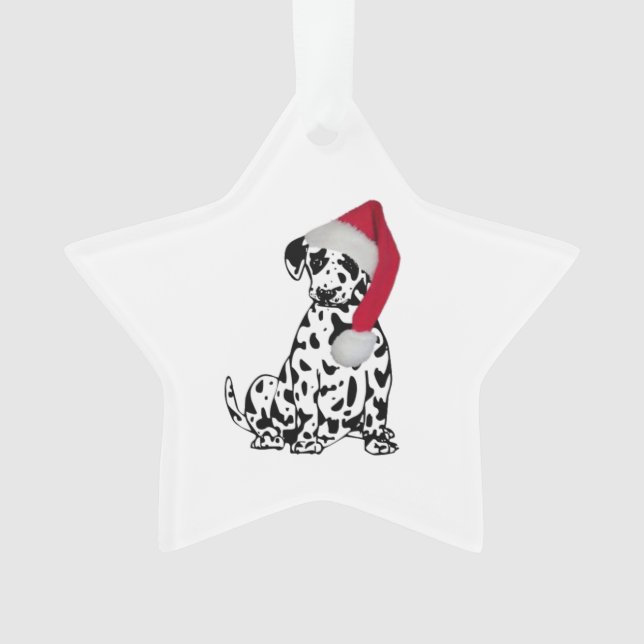 Weihnachts-Dalmatiner Ornament (Vorderseite)