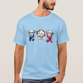 Weihnachts-Dalmatiner T-Shirt