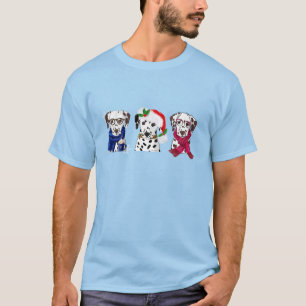 Weihnachts-Dalmatiner T-Shirt