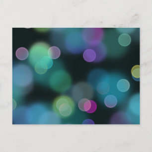 Weihnachts-Dämmerungsmuster auf Mitternachtsblau Postkarte