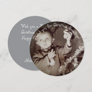 Weihnachts-Danke-Foto-Flatcard