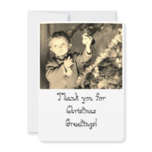 Weihnachts-Dankeschön-Foto-Flatcard