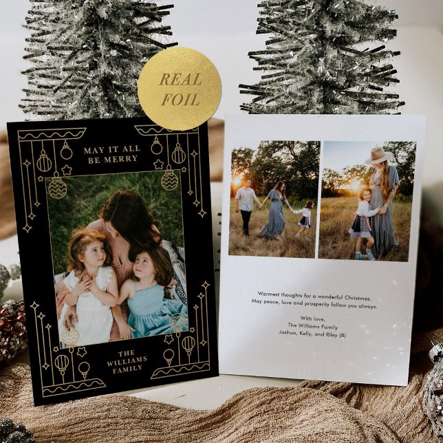 Weihnachts-Deco-Line Foto Folien Feiertagskarte (Von Creator hochgeladen)