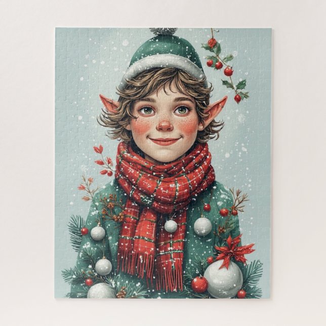 Weihnachts-Dekorations-Elf (Vertikal)