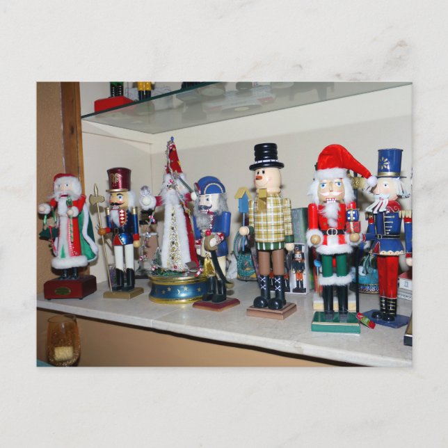 Weihnachts-Dekorationsnährungsmittel Feiertagspostkarte (Vorderseite)