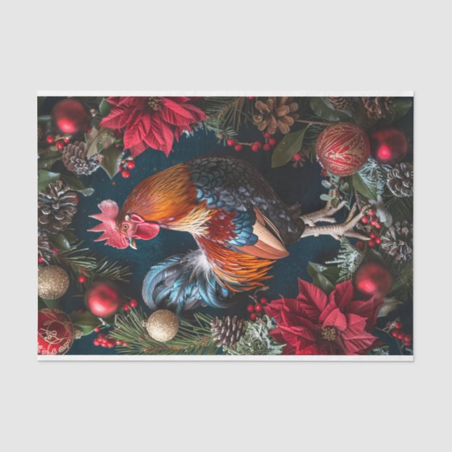 Weihnachts-Dekoupage Seidenpapier (Vorderseite)