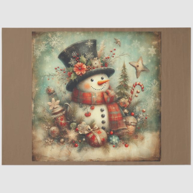 Weihnachts-Design Serie 3 Seidenpapier (Vorderseite)