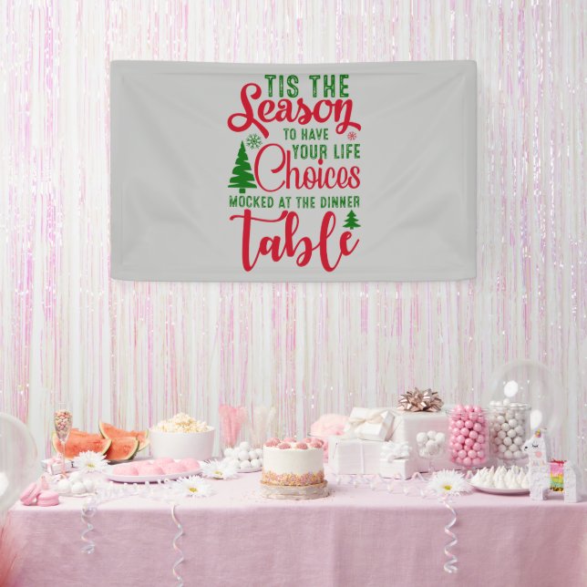 Weihnachts-Designzeit Banner (Party)