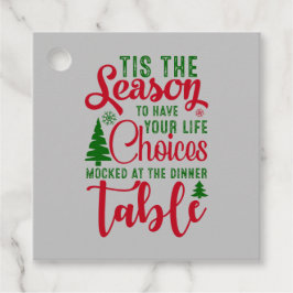 Weihnachts-Designzeit Geschenkanhänger