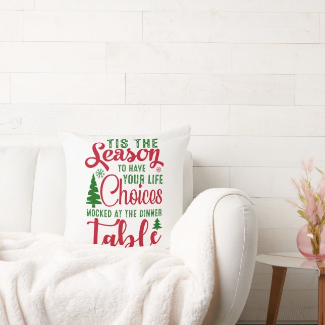 Weihnachts-Designzeit Kissen (Liege)