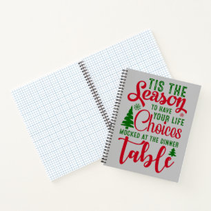Weihnachts-Designzeit Notizbuch