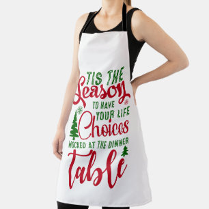 Weihnachts-Designzeit Schürze