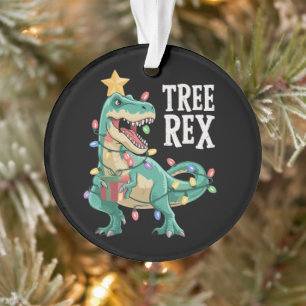 Weihnachts-Dinosaurier-Baum Rex Pyjama Xmas Lichte Ornament