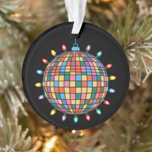 Weihnachts-Diskokugel-Lichter-Schmuck Buntes Xmas Ornament