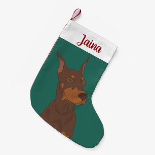Weihnachts Dobermann Pinscher Kleiner Weihnachtsstrumpf