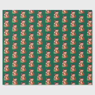 Weihnachts-Drache-Geschenkpapier Geschenkpapier