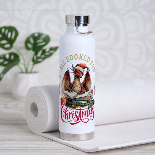 Weihnachts-Drache mit Buch Trinkflasche