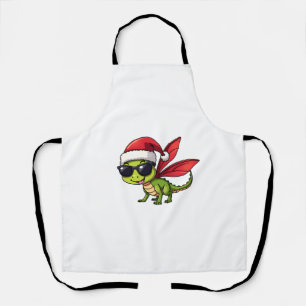 Weihnachts-Dragonfly-Weihnachtsmannmütze Funny Xma Schürze