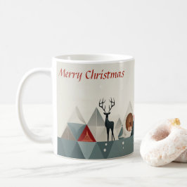 Weihnachts-Dreieck-Geige: Minimaler Weihnachtscup Kaffeetasse