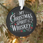 Weihnachts Drink Whiskey Liebhaber Drinker Sprichw Ornament<br><div class="desc">Weihnachts Drink Whiskey Liebhaber Drinker Sprichwort</div>