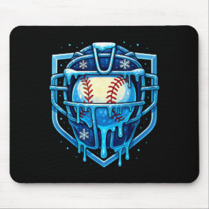 Weihnachts-Drip-Baseball-Fangmaske Eiscreme-Tropfe Mousepad