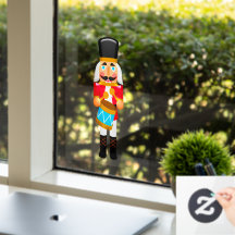 Weihnachts Drummer Boy Nutcracker Fenster Klammern