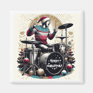 Weihnachts-Drummer-Kühlschrankmagnet Magnet