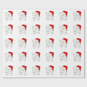 Weihnachts-Dunny-Zahnarzt-Feiertag Geschenkpapier