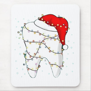 Weihnachts-Dunny-Zahnarzt-Feiertag Mousepad