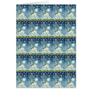 WEIHNACHTS-EINHORN-GRUSS-KARTE B