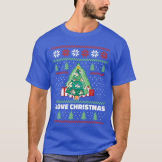 Weihnachts Einhorn Santa Weihnachtsbaum Einhorn re T-Shirt