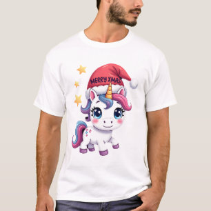 Weihnachts-Einhorn-T-Shirt (2) T-Shirt