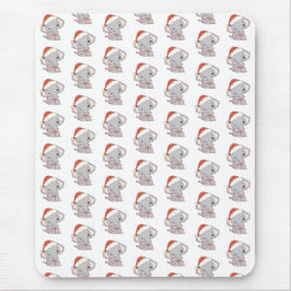 Weihnachts-Elefant-Maus-Pad Mousepad