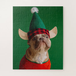 Weihnachts-Elf Funny Dog Pet Xmas