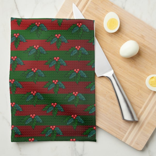 Weihnachts Elf Handtuch Custom Holiday Tee Handtüc (Viertel Falte)