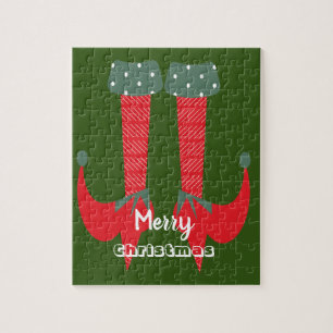 Weihnachts-Elf-Heels Frohe Weihnachten