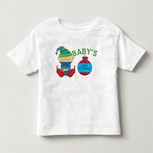 Weihnachts-Elf-Hemden und Geschenke Kleinkind T-shirt