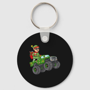 Weihnachts Elf Reitmonster Truck Boys Kinder Famil Schlüsselanhänger