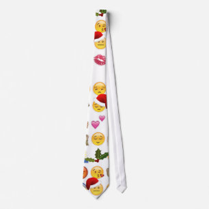 Weihnachts-Emojis Krawatte