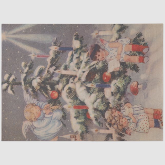 Weihnachts-Emphera-Serie Design 1 Seidenpapier (Vorderseite)