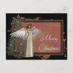 Weihnachts-Engel-Design 1 - Frohe Weihnachts-Postk Feiertagspostkarte