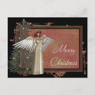 Weihnachts-Engel-Design 1 - Frohe Weihnachts-Postk Feiertagspostkarte