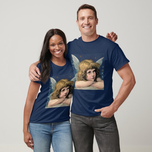 Weihnachts-Engel Kind Weißer Flügel Indiz T-Shirt (Unisex)