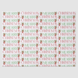 Weihnachts-Engel Merry Extravagante Weihnachtstypo Seidenpapier