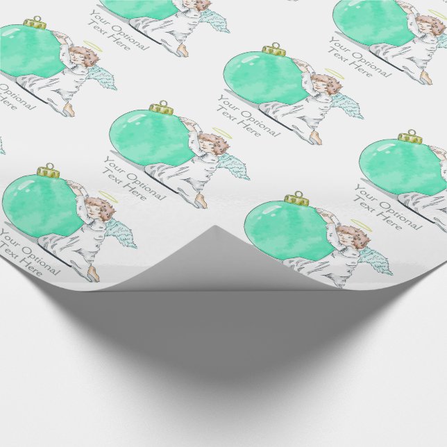 Weihnachts-Engel-Papier Geschenkpapier (Ecke)