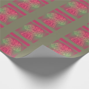 Weihnachts-Engel "Siehe.." Umschlagpapier Geschenkpapier
