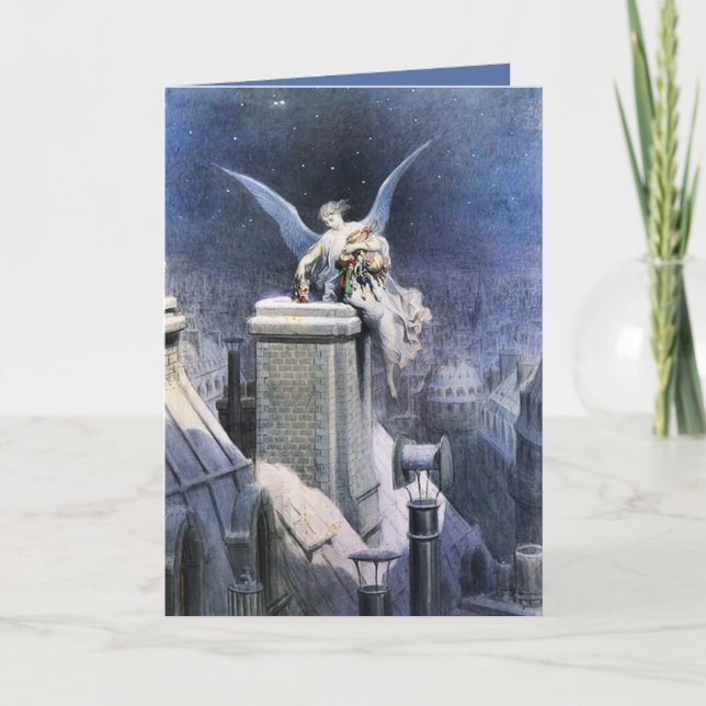 Weihnachts-Engel Weihnachtskarten Feiertagskarte (Vorderseite)