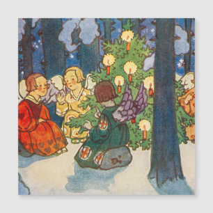 Weihnachts-Engelsart Weihnachtskarte Magnetkarte